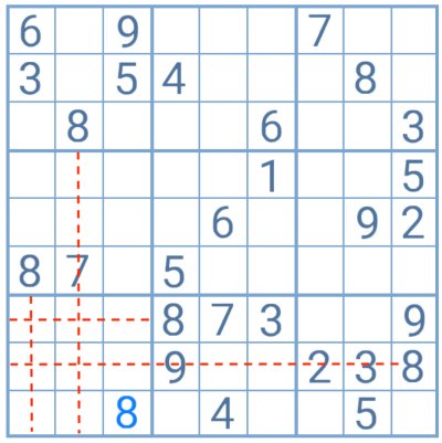 7 usuales en el Sudoku